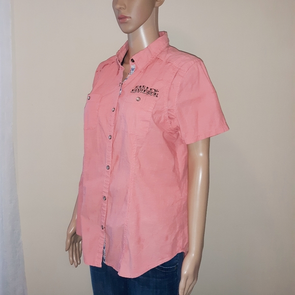 Harley Davidson Performance Embriodered S/S Shirt - Picture 4 of 8